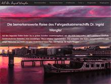 Tablet Screenshot of dr-ingrid-wengler.de